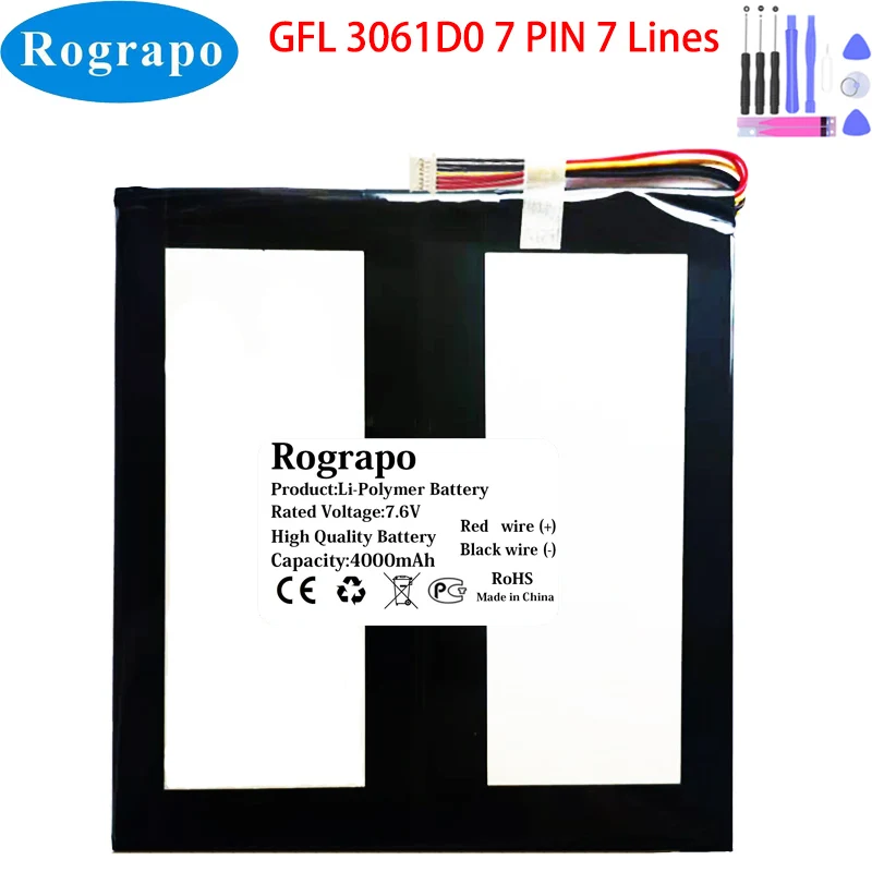 Bateria do Portátil Gfl para Tablet pc 7.6v 4000mah 3061d0 Novo
