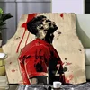 Football star Printed Picnic Blankets R-ronaldo M-Messis Warm Blanket Soft and Comfortable Blanket Home Travel Birthday Gift 3