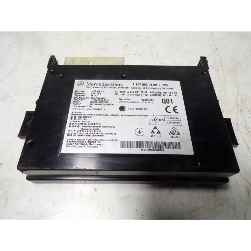 Modulo Elettronico/Muslim/Muslim/17204734 Per Cla-Klasse Mercedes-Benz (Bm 118) Cla 180 (118.384)