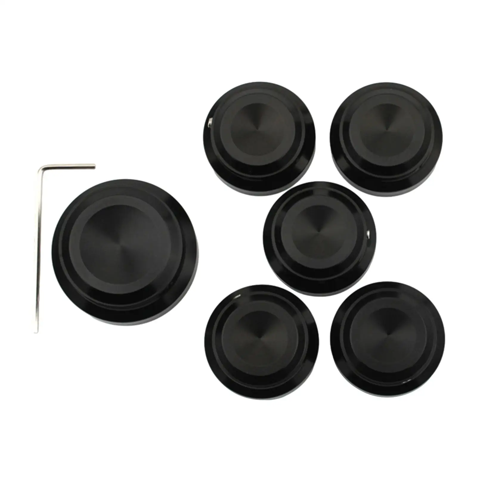 6X Copri Dado Moto Tappo Dado Bullone Caps Per Sportster S 1250