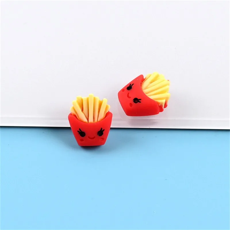 20Pcs Mini Simulation Candy Biscuits Donuts Flat back Resin Cabochon DIY Hair Accessories