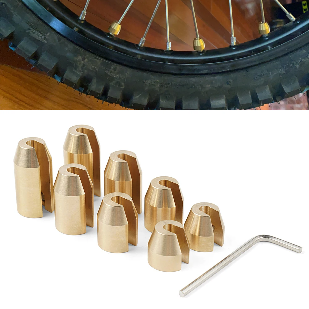 

8 Pack Dirt Pit Bike Reusable Brass Weights Refill Kit for KTM 500 XCW 500 EXC 350 EXC-F 300 XC Husqvarna 701 Enduro FE 501