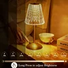 LED Table Lamp Touch Sensor Dimmable Desktop Night Light Rechargeable Wireless Reading Lamp for Hotel Bar Bedroom Decor Light 2