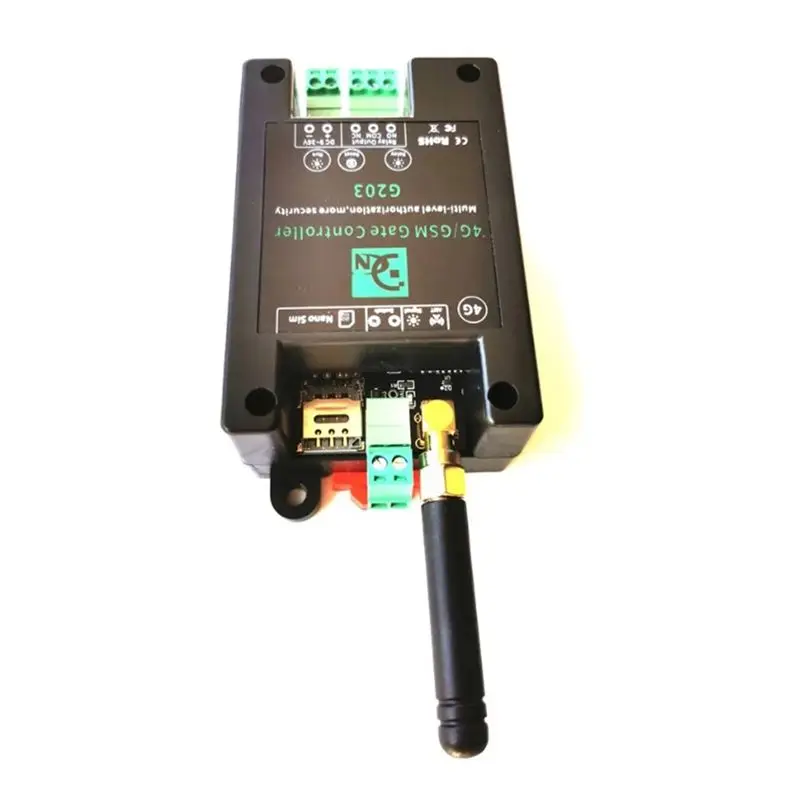 GSM 4G LTE 액세스 컨트롤러 SMS 앱 원격 제어 자동 슬라이딩 스윙 도어 오프너용 온/오프 릴레이 스위치