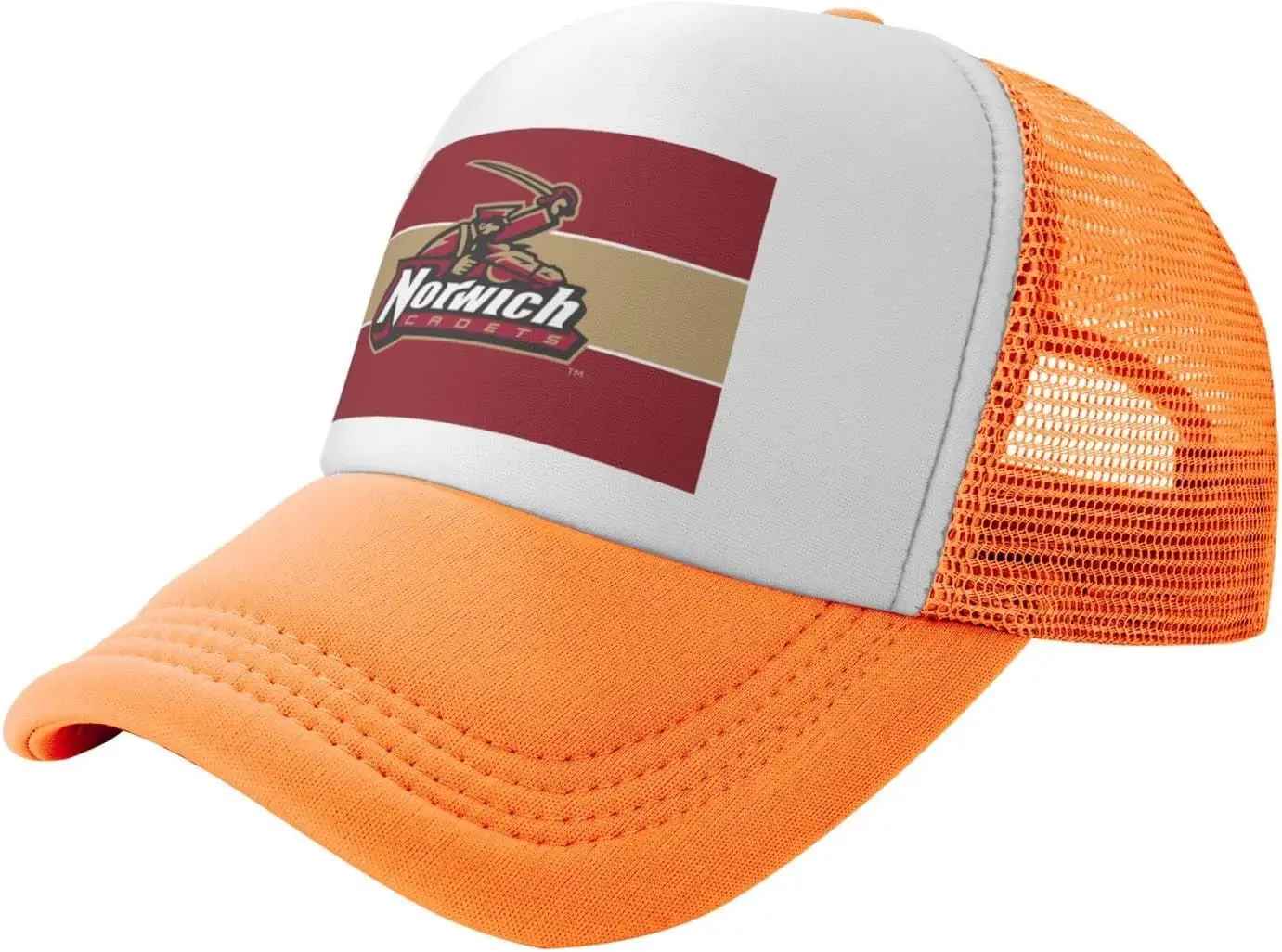 

Norwich A University Logo Trucker Hats for Both Men and Women - Mesh Baseball Snapback Hats