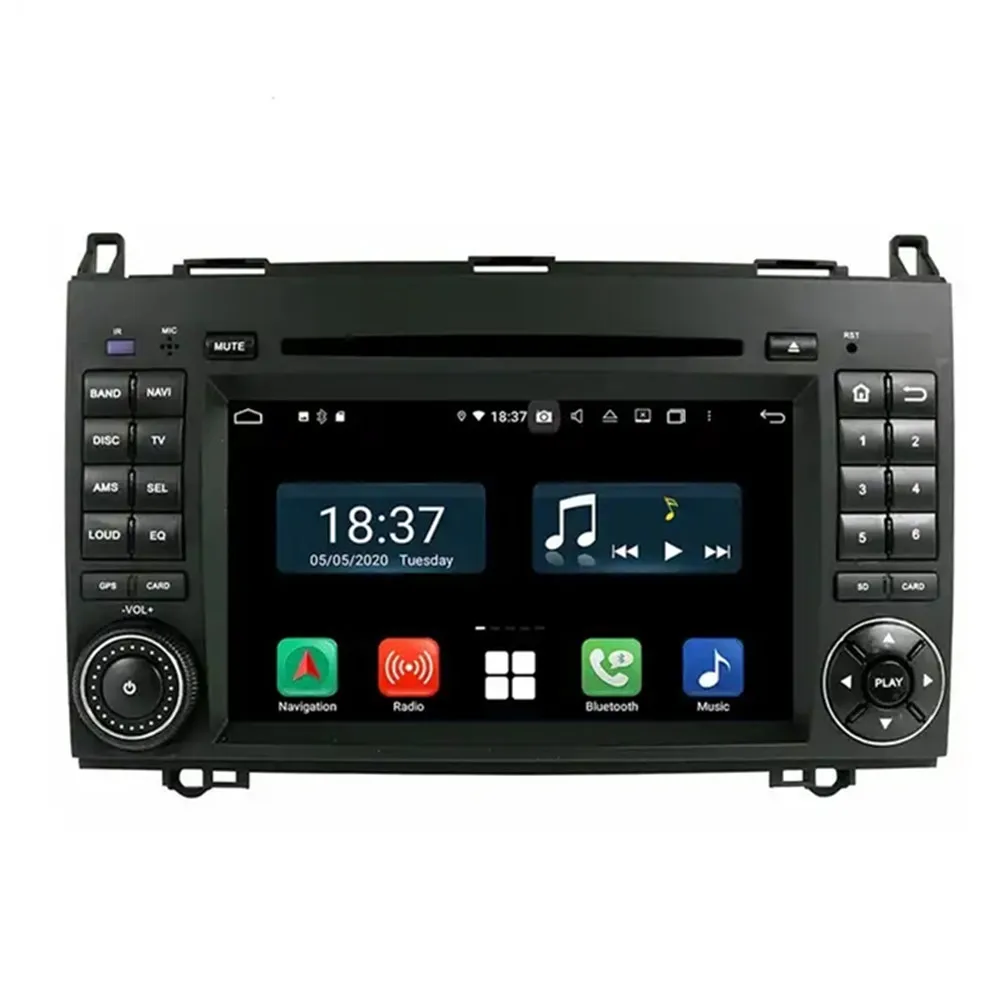 

7" 8 Core Android 13 Car Radio 8+128G MT8667 For BENZ A-B Class A-W169 Viano Vito Multimedia Player Stereo Carplay Audio DSP