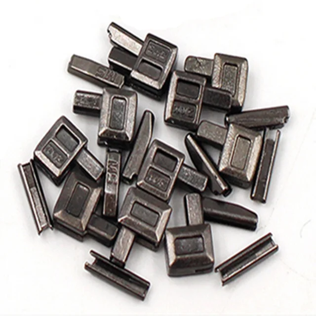 10 Sets 3 5 8 Metal Zipper Latch Slider Retainer Insertion Pin