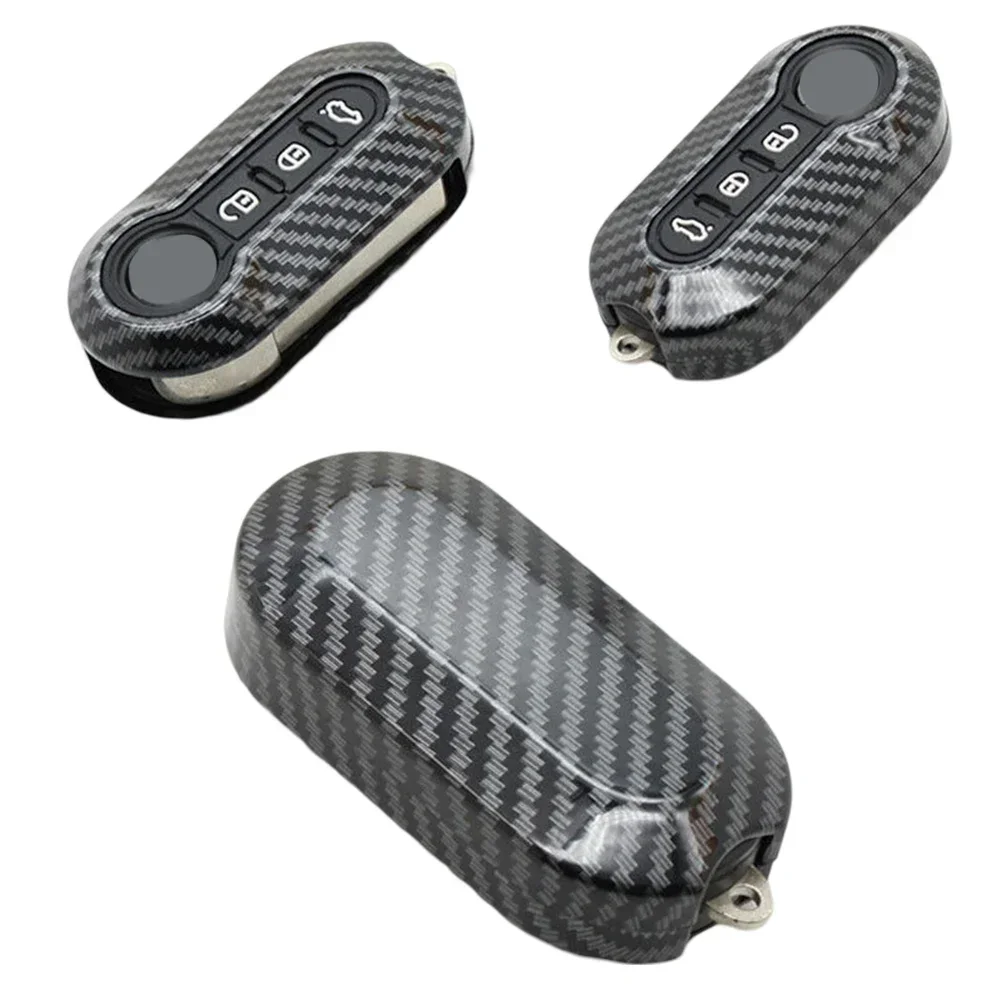 Exact Fit Gloss Metallic White Smart Remote Key Fob Shell For Fiat 500 500l 500x Abarth 3 Button Folding Blade Key