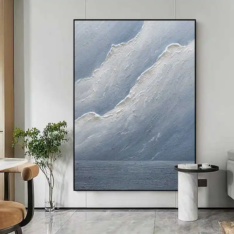 

Новинка, настенная живопись, абстрактный пейзаж, абстрактная текстура, искусство ручной работы, картина маслом для гостиной, спальни, гостиницы