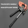 1pc Ratchet Cable Cutter Portable Ratcheting Wire Cutting Tool Cutting Below 300mm² Lightweight Cutting Hand Tool With Anti-Slip 2