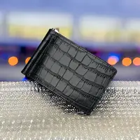 Luxury Leather Money Clip Wallets for Men Card Case Gift for Boyfriend Friend Husband Father Drosphip and Wholesale 1