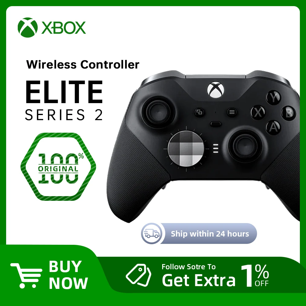 Microsoft Xbox Elite Series 2 Wireless Controller Black