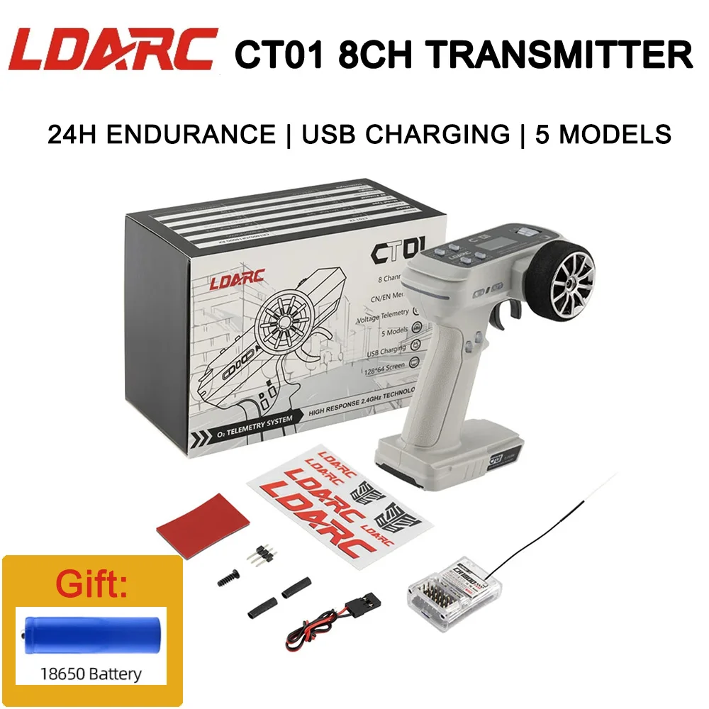 LDARCCT0124G8CHTwoWayRadioControlSystemTransmitterCR1800