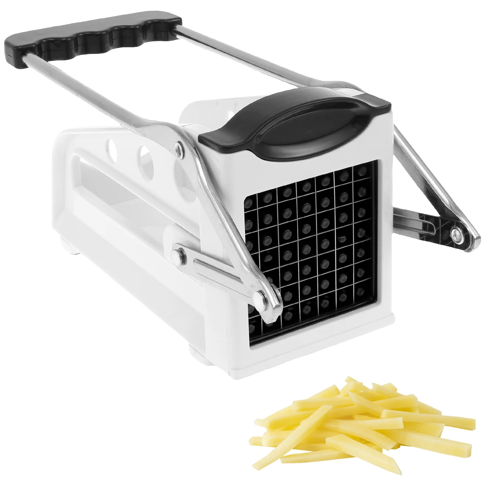 Stainless Steel French Fry Cutter BPA Free Nontoxic Potato Cutter Enduring Multifunctional Potato Slicer for Cucumbers Onions vegetable slicer french fry cutter