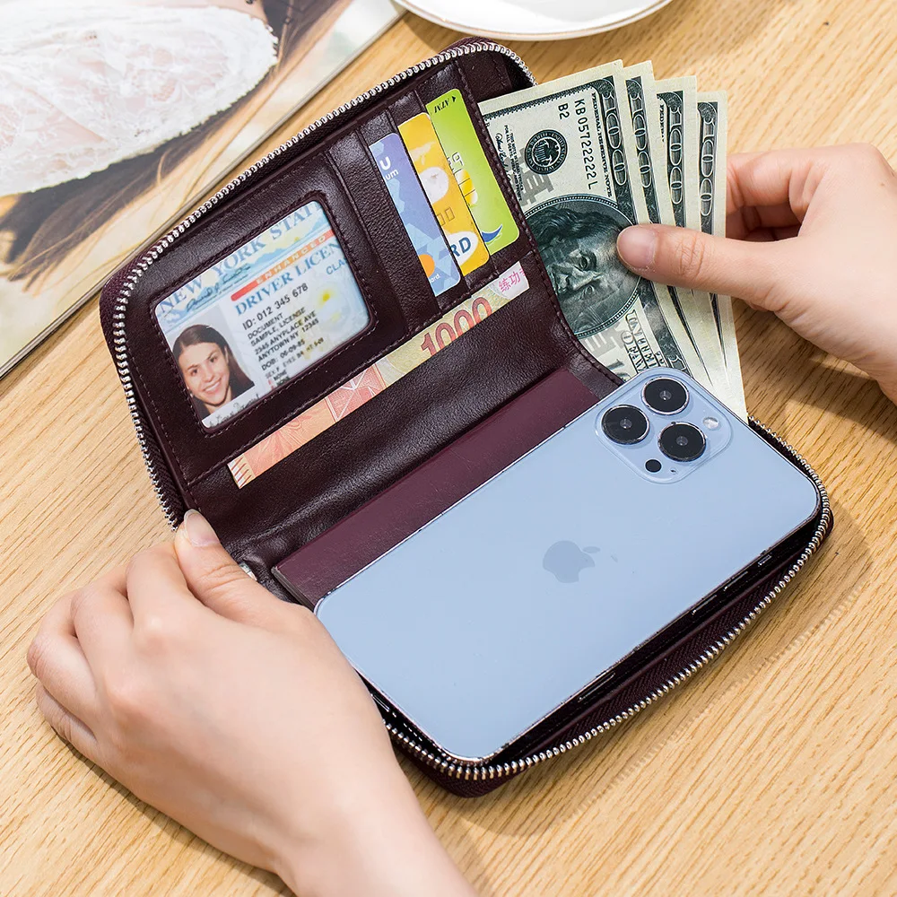 Passport Card Cover Holder Passport Wallet Documents Organizer Protector Passport Holder Travel Accessories with SIM Card Slot