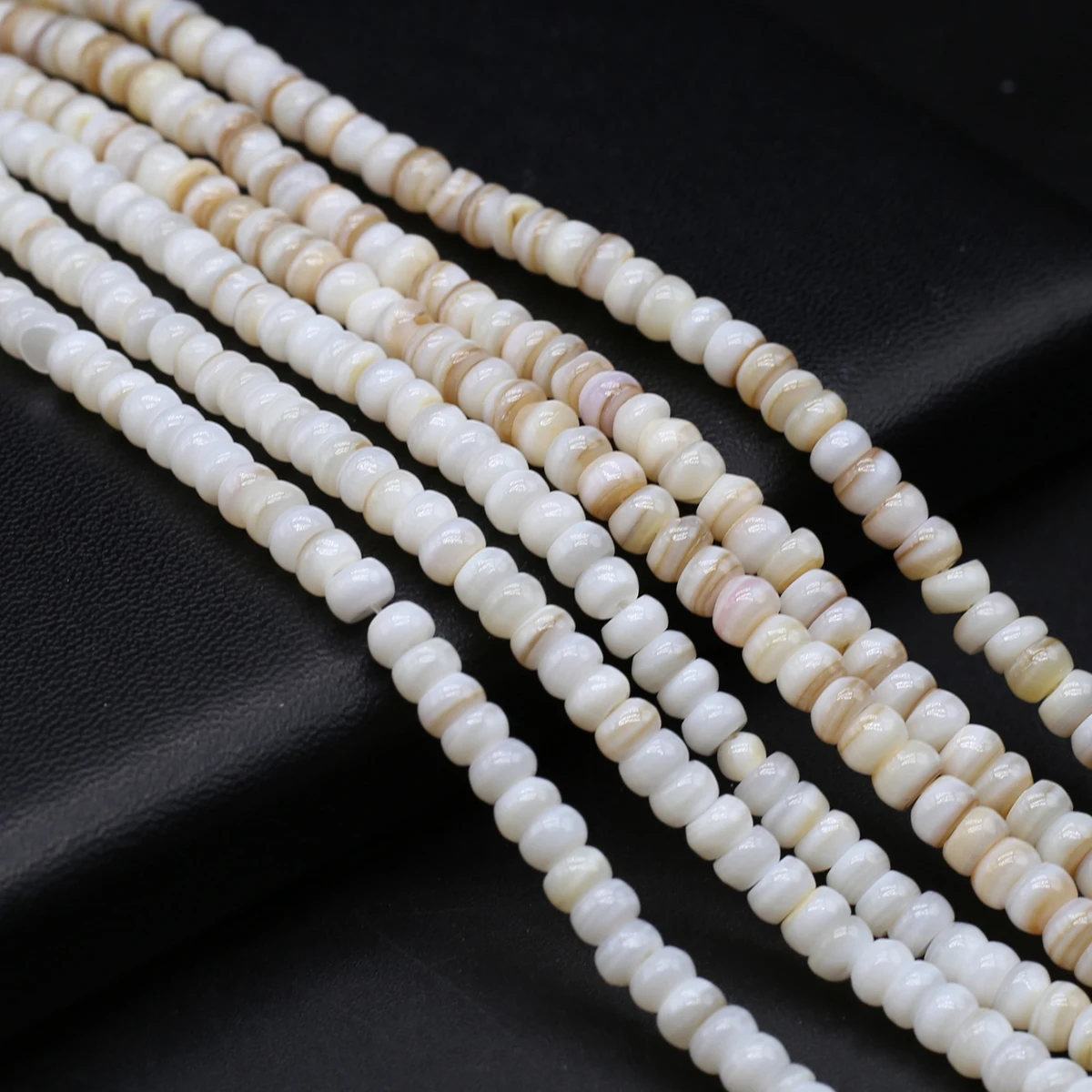 

Natural FreshWater Shell Abacus Bead Shape Spacing Isolation Loose Beaded Jewelry Making Diy Necklaces Bracelets Accessories