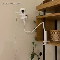 Nouveau support de caméra pour moniteur de bébé, support sur berceau de lit, support universel multifonction réglable à bras Long 3