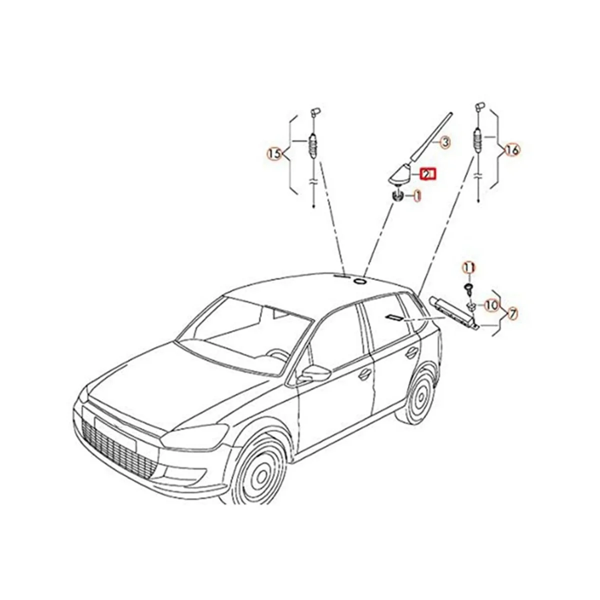 ڵ GSM GPS AM FM  ׳ ̽, ¼ ڴ  ׳ ̽, Satnav , 6R0035501C