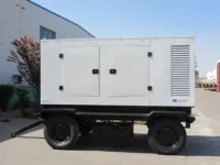 Générateur diesel mobile silencieux 62,5 kVA 50 kW avec moteur diesel ZH4105ZD / remorque 4 roues et alternateur sans balais 1