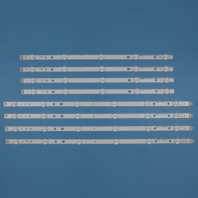 New 8 pieces/set LED Backlight Strip For Samsung UE46H5373 UE46H6203 UN46FH6030F D3GE-460SMA-R2 D3GE-460SMB-R1 2013SVS46 3228N1 light strip behind tv