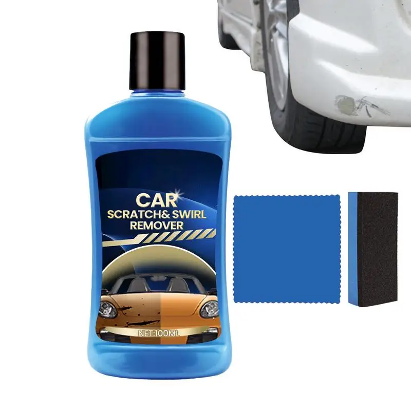 Car Scratch Remover Autos Compound Polish Swirl Remover Scratches Repair Polishing Automobiles Paint Repair Polishing Wax paint restorer swirl remover car paint scratch remover with sponge polish car polish buffer easily repair paint scratches swirl