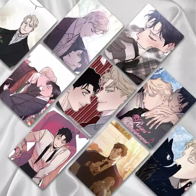 Manga Photo Cards 50 Pc/set Korean Bl Manga Roses And Champagne Laser Lomo Card Won And Caesar Photocard Collection
