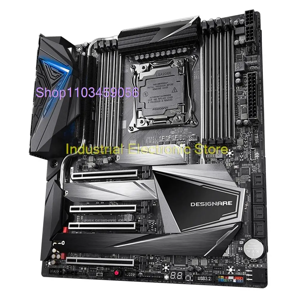 X299 마더보드, X299X 디자인, 10G, LGA2066, 256GB, DDR4 E-ATX 코어, i7-7800X 또는 X 시리즈, 코어 i9 X 프로세서 이상