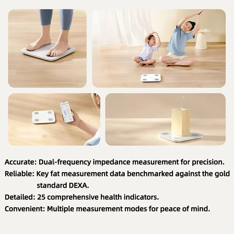 Weight Scale Xiaomi Body Fat Scale S400 Bluetooth 5.0 Smart Home 150KG
