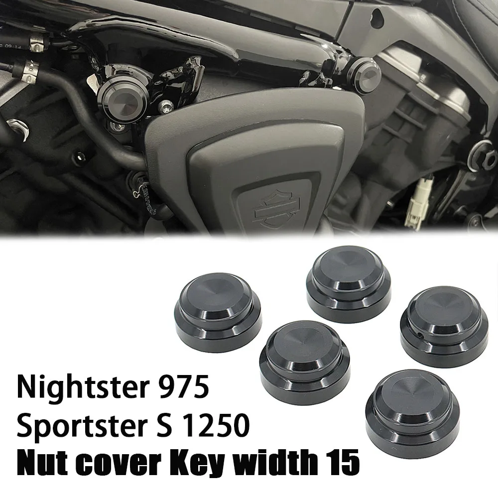 Moto Nightster 975 Nut Cover Design Premium Key Size 15 Per Sportster S 1250 Rh1250 S Rh975 S 2022 2023