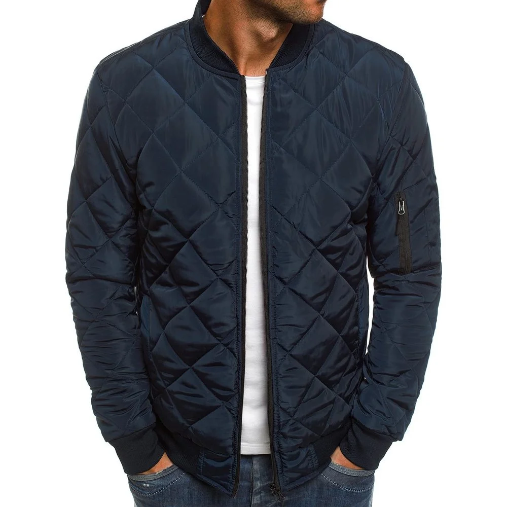 Azul marino - Cazadora Bomber Ligera para Hombre