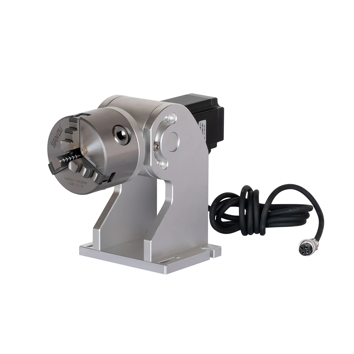 

80mm Rotary Device For Ring on Fiber Laser Marking Machine