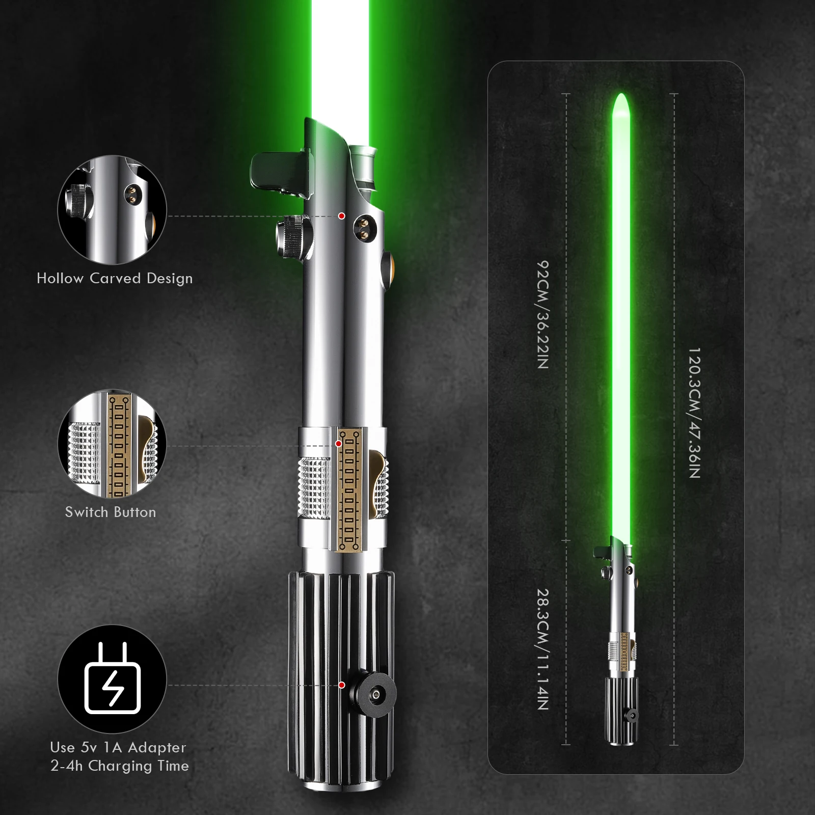 LGT Saberstudio Anakin EP3 Lightsaber Xeno3.0 Bluetooth Infinite