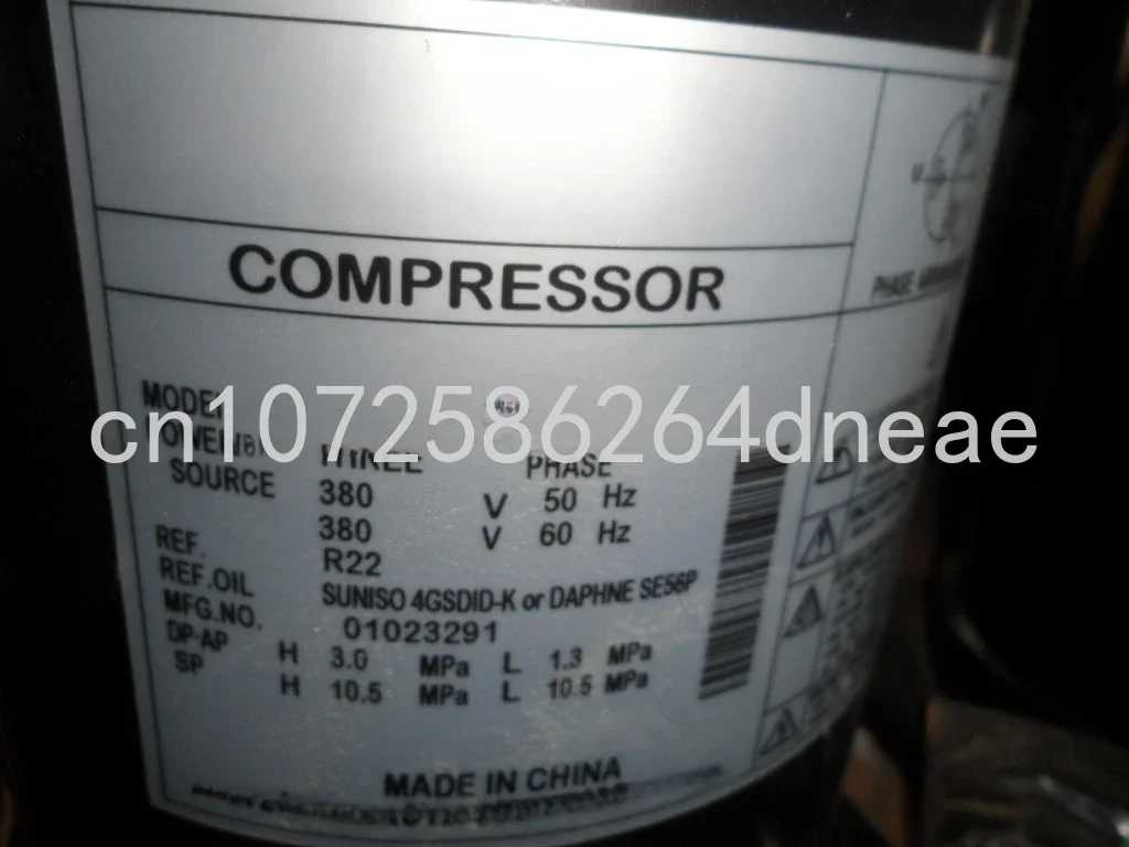 

Воздушный компрессор JT160BCBY1L Dajin 5P, пятилошадиный воздушный охлаждающий вихревой 380 В, подходит для Dajin