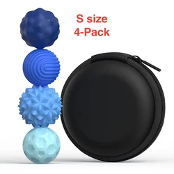Magnetic Stress Relief Fidget Toy - Calming Sensory Gift (S 4 - pack Blue)
