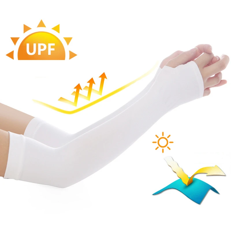 Sun Protection Arm Sleeves Arm Sleeves Cooling Arm Sleeves Arm Sleeves Warmers Sports Sleeve Sun UV Protection Hand Cover Cooling Warmer Running Fishing Cycling Mangas Para Brazo