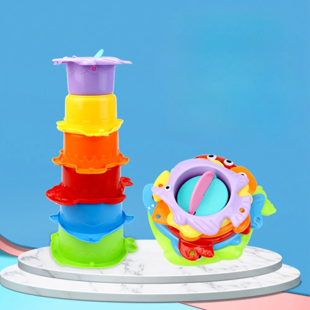 Baby Bath Toy Stacking Cup 5