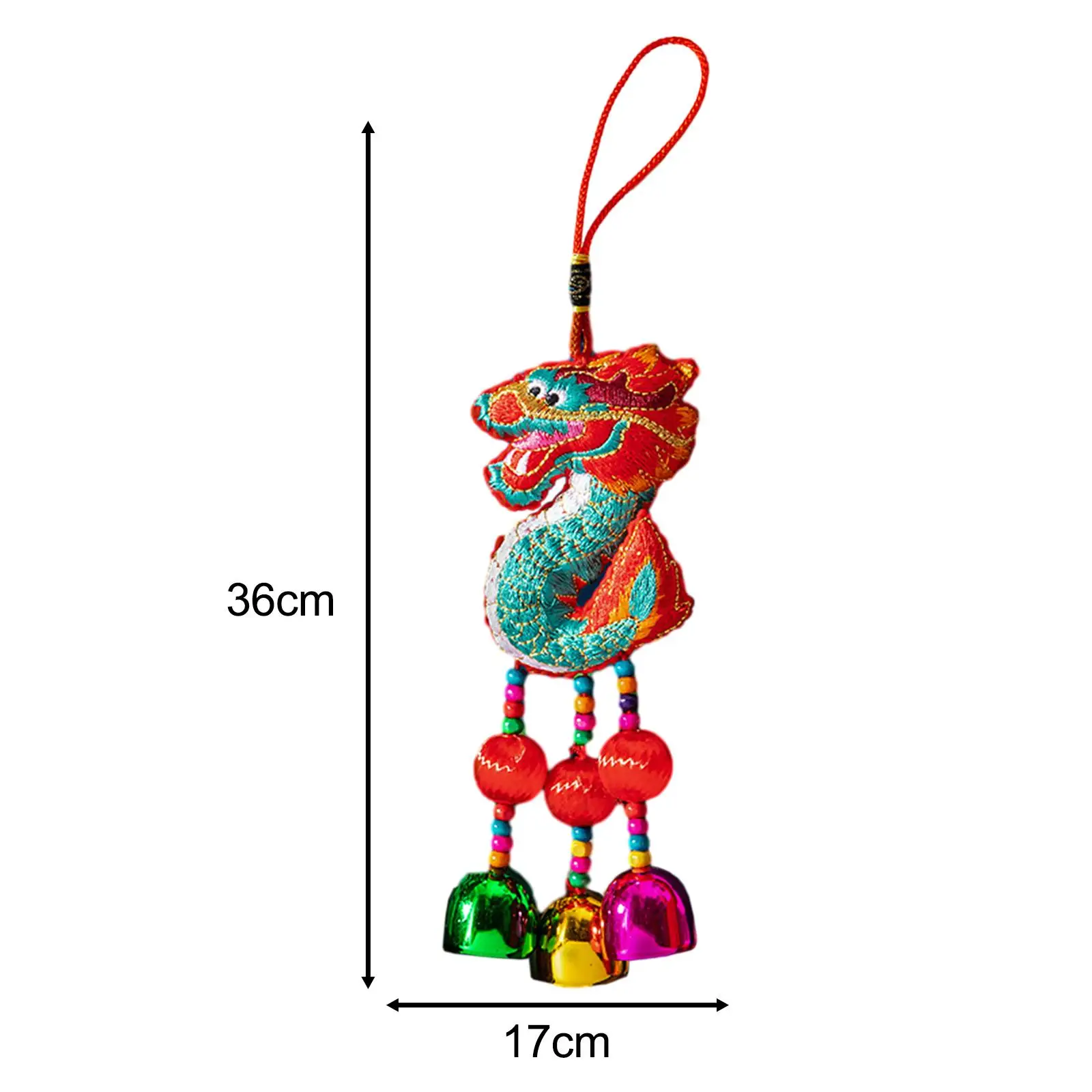 Festive Blessing Wind Chime Pendant Photo Props 2024 Dragon New Year Decoration for Living Room Entryway Home Bedroom Holidays Festive Blessing Wind Chime Pendant Photo Props 2024 Dragon New Year Decoration for Living Room Entryway Home Bedroom Holidays