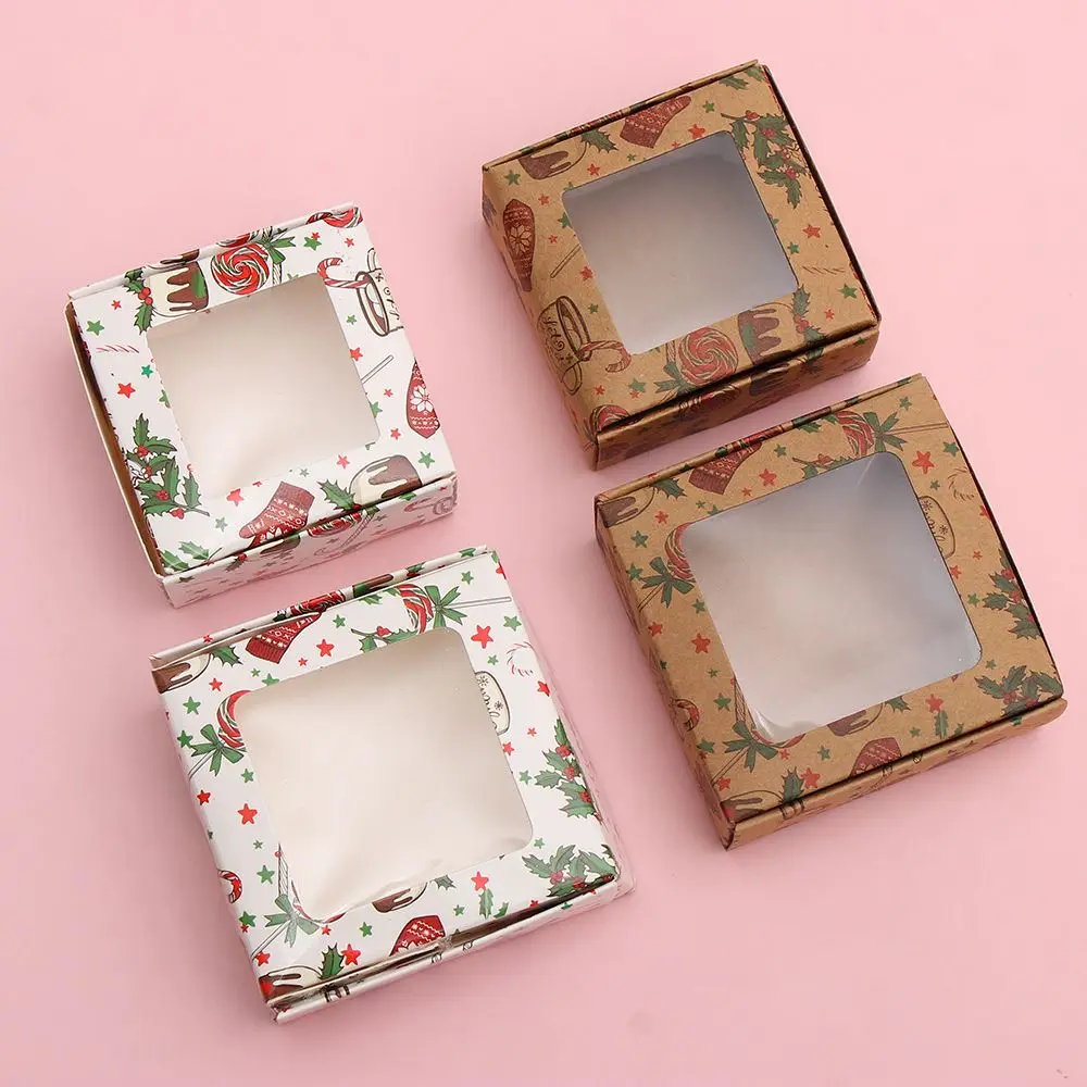 wedding supplies DIY for candy Multi-size Christmas gifts box gift box kraft window package box