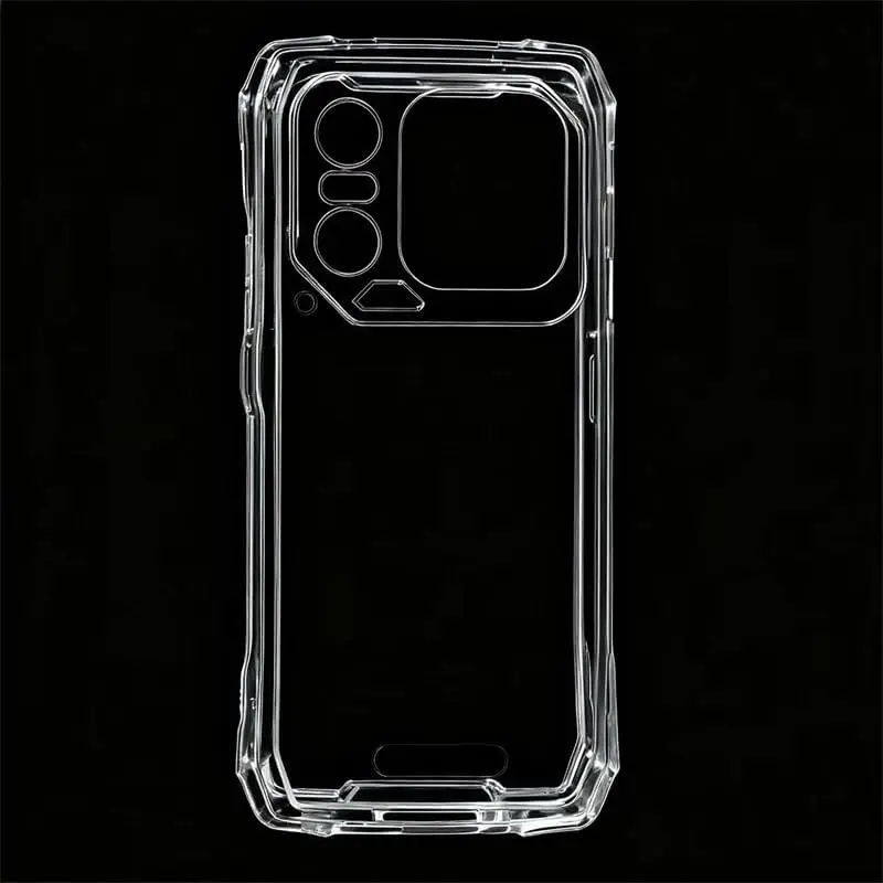 Black Transparent Soft TPU Protective Phone Case Cover