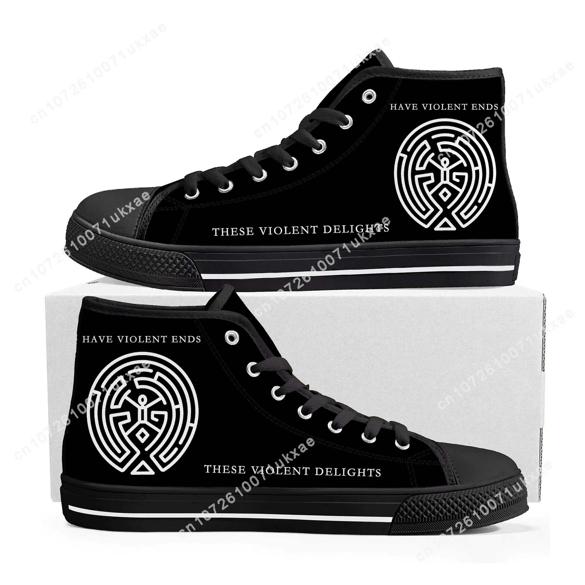 

Westworld High Top Sneakers Mens Womens Teenager High Quality Canvas Sneaker couple Shoe Casual Custom Made Shoes