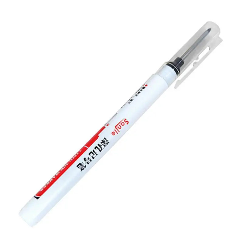 

Deep Hole Marker Pens Waterproof Wood Glass Pen Colorfast Markers Marking Supplies For Metal Industry Electric Drilling Carpentr