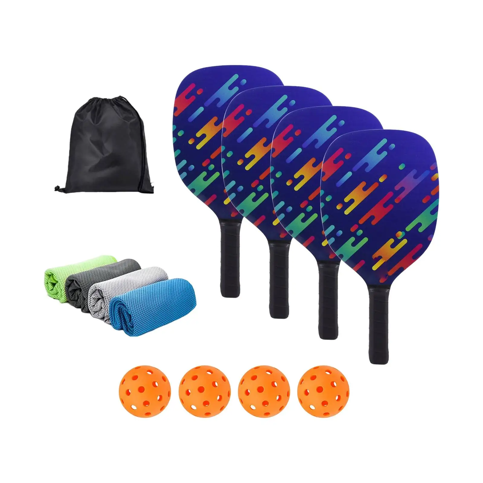 Portable Pickleball Paddle Set Gift Lightweight Pickleball Paddle for Indoor And