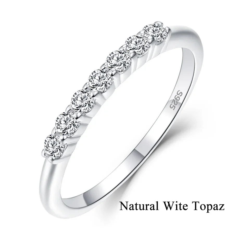 Gemstone Rings Silver Ring 925 Sterling Silver Morganite Rings Women Wedding Engagement Fine Jewelry