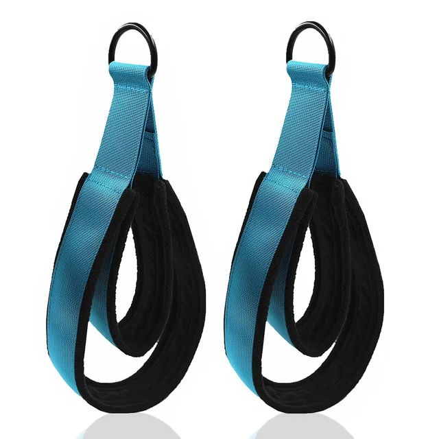 1 Pair Pilates Double Loop Straps for Reformer Feet Fitness DRing