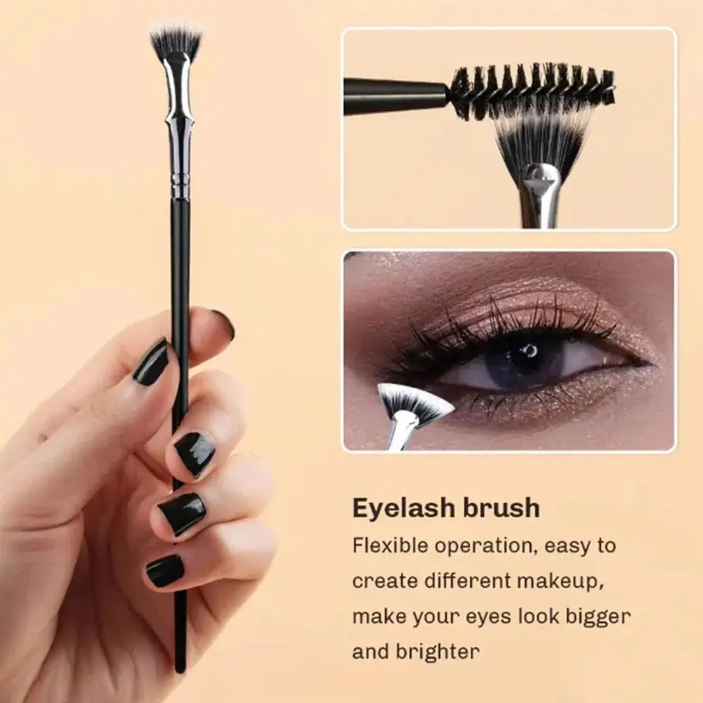 

Mascara Fan Brushes Lash Fan Brush Folded Angled Eyebrow Facial Fan Brush For Makeup Natural Lifted Effects Enhance Lower L C1S2