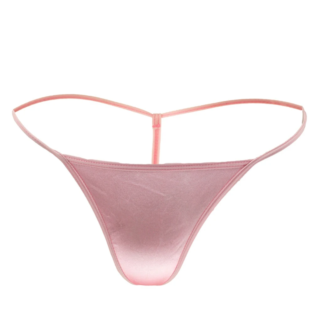 New Pink Bugle Pouch Thong Men Elasticity Slips Enhance Pouch Thong Bikini G-String Minikini Tangas Posing Underwear T-back fashion solid color low waist underwear shorts soft pink panties for pregnant women plus size maternity briefs clothing