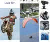 Outdoor Action Camera Mountain Bike Motorcycle Helmet Camera Mini Camera Sport DV Video Recorder Action Cam with Gun Mount 2