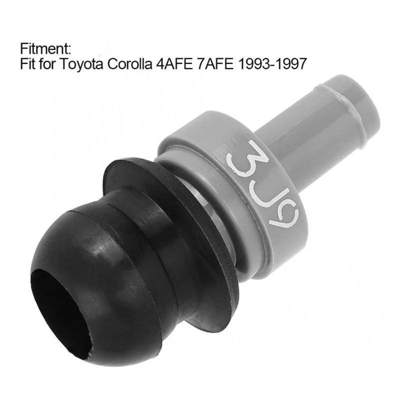 자동차 엔진 PCV 벤트 밸브 그로밋 도장 12204-15050, 90480-18001, 도요타 코롤라 1993-1997 1.6L 1.8L 에 적합, 세트당 2 개