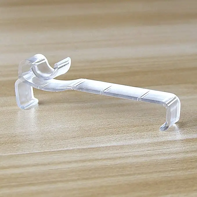 Valance Clips 10pcs 2-1/2'' Window Blinds Hidden Clip Clear Plastic for Horizontal Blinds Valance Retainer Holder 6