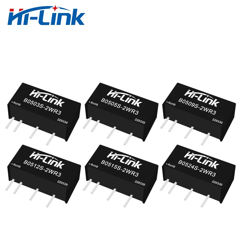 Hi-Link Hot Sale New DCDC Power Supply Module B0503S-2WR3 B0505S-2WR3 B0509S-2WR3 B0512S-2WR3 B0515S-2WR3 B0524S-2WR3